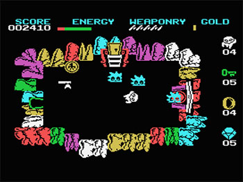 Pantallazo del juego online Wizard's Lair (MSX)