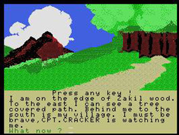 Pantallazo del juego online Zakil Wood (MSX)