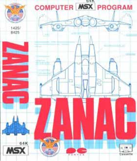 Carátula del juego Zanac (MSX)