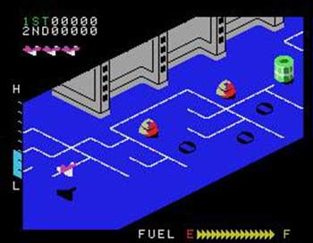 Pantallazo del juego online Zaxxon (MSX)