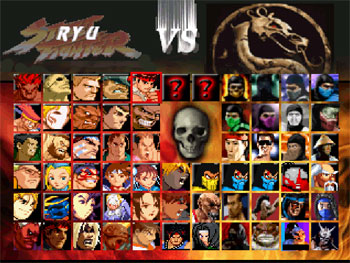 Carátula del juego Mortal Kombat vs Street Fighter (MUGEN)