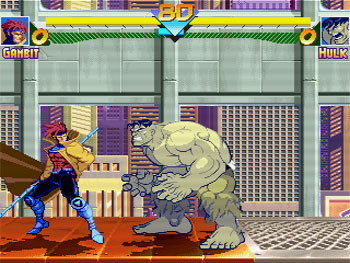 Pantallazo del juego online Marvel Super Heroes (MUGEN)