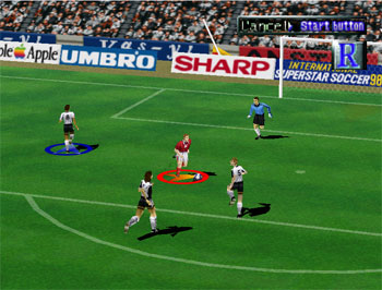 Pantallazo del juego online International Superstar Soccer '98 (N64)