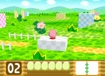 Pantallazo del juego online Kirby 64 - The Crystal Shards (N64)
