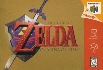 Carátula del juego The Legend of Zelda - Ocarina of Time (N64)