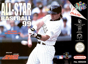 Carátula del juego All-Star Baseball 99 (N64)
