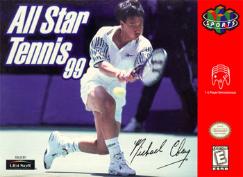 Carátula del juego All Star Tennis 99 (N64)