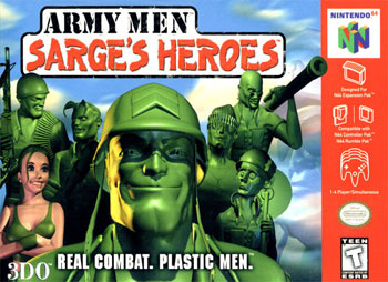 Carátula del juego Army Men Sarge's Heroes (N64)