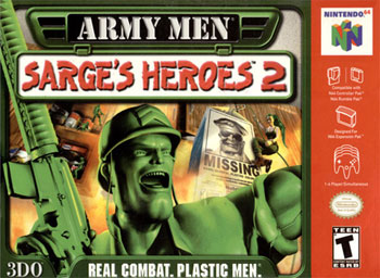 Carátula del juego Army Men - Sarge's Heroes 2 (N64)