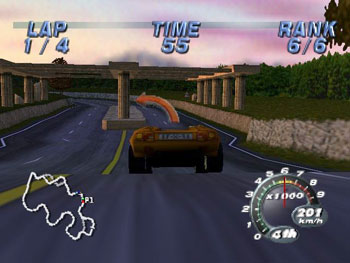 Pantallazo del juego online Automobili Lamborghini (N64)