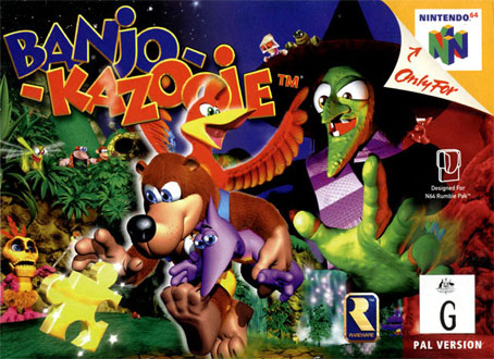 Carátula del juego Banjo-Kazooie (N64)