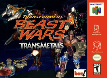 Carátula del juego Transformers- Beast Wars - Transmetals (N64)