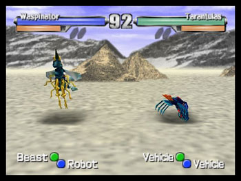 Pantallazo del juego online Transformers- Beast Wars - Transmetals (N64)