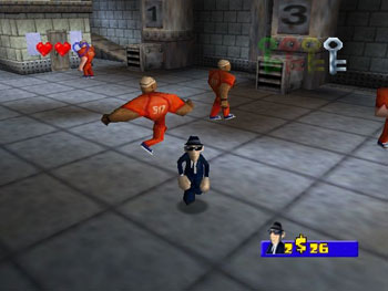 Pantallazo del juego online Blues Brothers 2000 (N64)