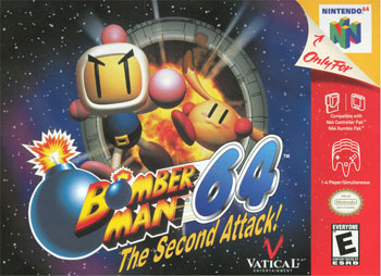 Carátula del juego Bomberman 64 The Second Attack (N64)