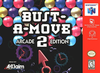 Carátula del juego Bust-A-Move 2 - Arcade Edition (N64)