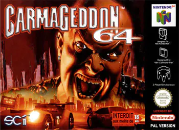 Portada de la descarga de Carmageddon 64