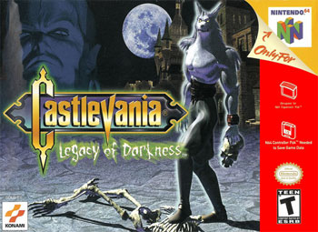 Carátula del juego Castlevania Legacy of Darkness (N64)