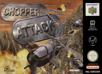 Carátula del juego Chopper Attack (N64)