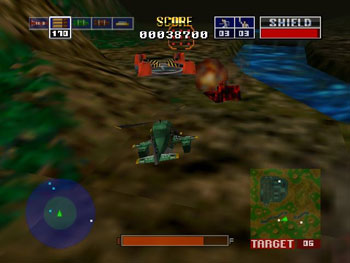 Pantallazo del juego online Chopper Attack (N64)