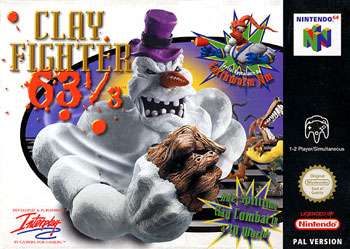 Carátula del juego Clay Fighter 63 1-3 (N64)