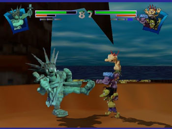 Pantallazo del juego online Clay Fighter 63 1-3 (N64)