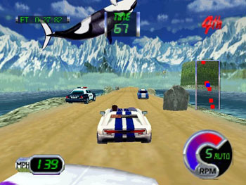 Pantallazo del juego online Cruis'n Exotica (N64)