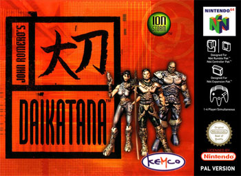 Carátula del juego John Romero's Daikatana (N64)