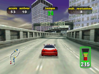 Pantallazo del juego online Destruction Derby 64 (N64)