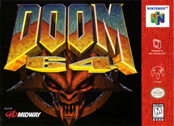 Carátula del juego DOOM 64 (N64)