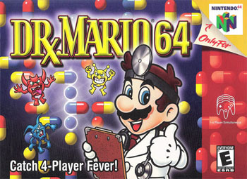 Carátula del juego Dr Mario 64 (N64)