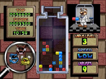 Pantallazo del juego online Dr Mario 64 (N64)