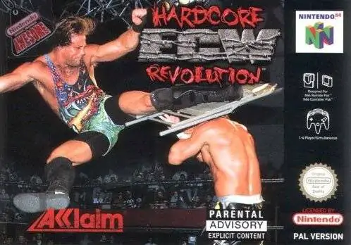 Portada de la descarga de ECW – Hardcore Revolution