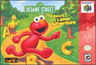 Carátula del juego Sesame Street - Elmo's Letter Adventure (N64)