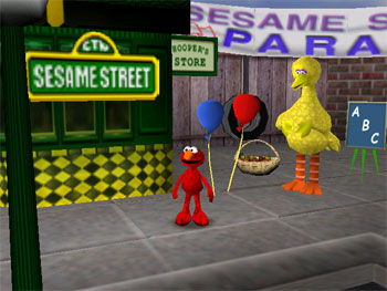 Pantallazo del juego online Sesame Street - Elmo's Letter Adventure (N64)
