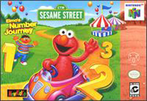 Carátula del juego Sesame Street Elmo's Number Journey (N64)