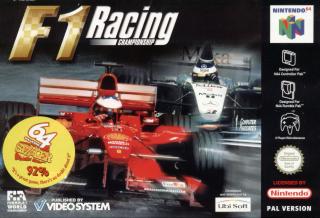 Carátula del juego F1 Racing Championship (N64)