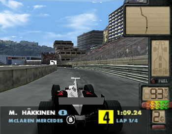 Pantallazo del juego online F-1 World Grand Prix II (N64)