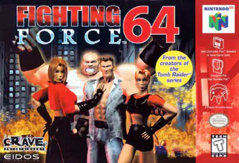 Portada de la descarga de Fighting Force 64