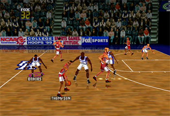 Pantallazo del juego online Fox Sports College Hoops '99 (N64)