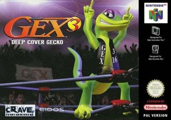 Carátula del juego GEX 3 - Deep Cover Gecko (N64)