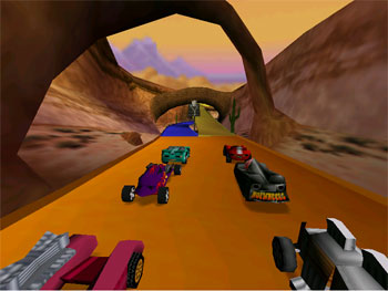 Pantallazo del juego online Hot Wheels Turbo Racing (N64)