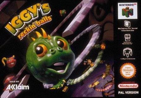 Carátula del juego Iggy's Reckin' Balls (N64)
