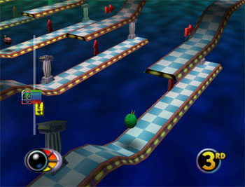 Pantallazo del juego online Iggy's Reckin' Balls (N64)