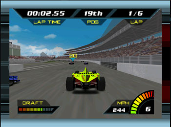 Pantallazo del juego online Indy Racing 2000 (N64)