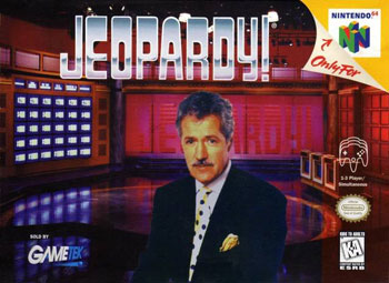 Carátula del juego Jeopardy (N64)