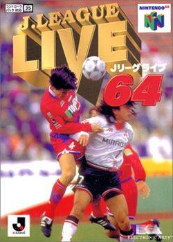 Carátula del juego J-League Live 64 (N64)