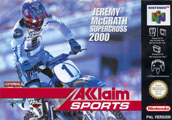 Carátula del juego Jeremy McGrath Supercross 2000 (N64)