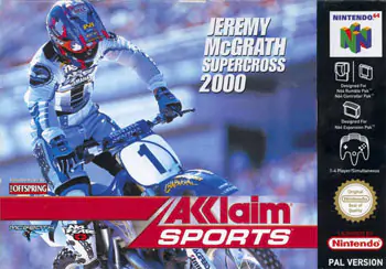 Portada de la descarga de Jeremy McGrath Supercross 2000