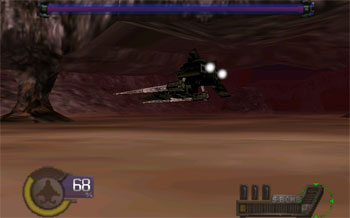 Pantallazo del juego online Knife Edge Nose Gunner (N64)